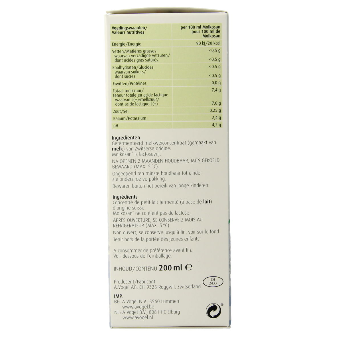 A Vogel Molkosan 200.00 Milliliter