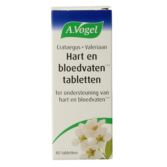 A Vogel Crataegus + valeriaan tabletten 80 Tabletten