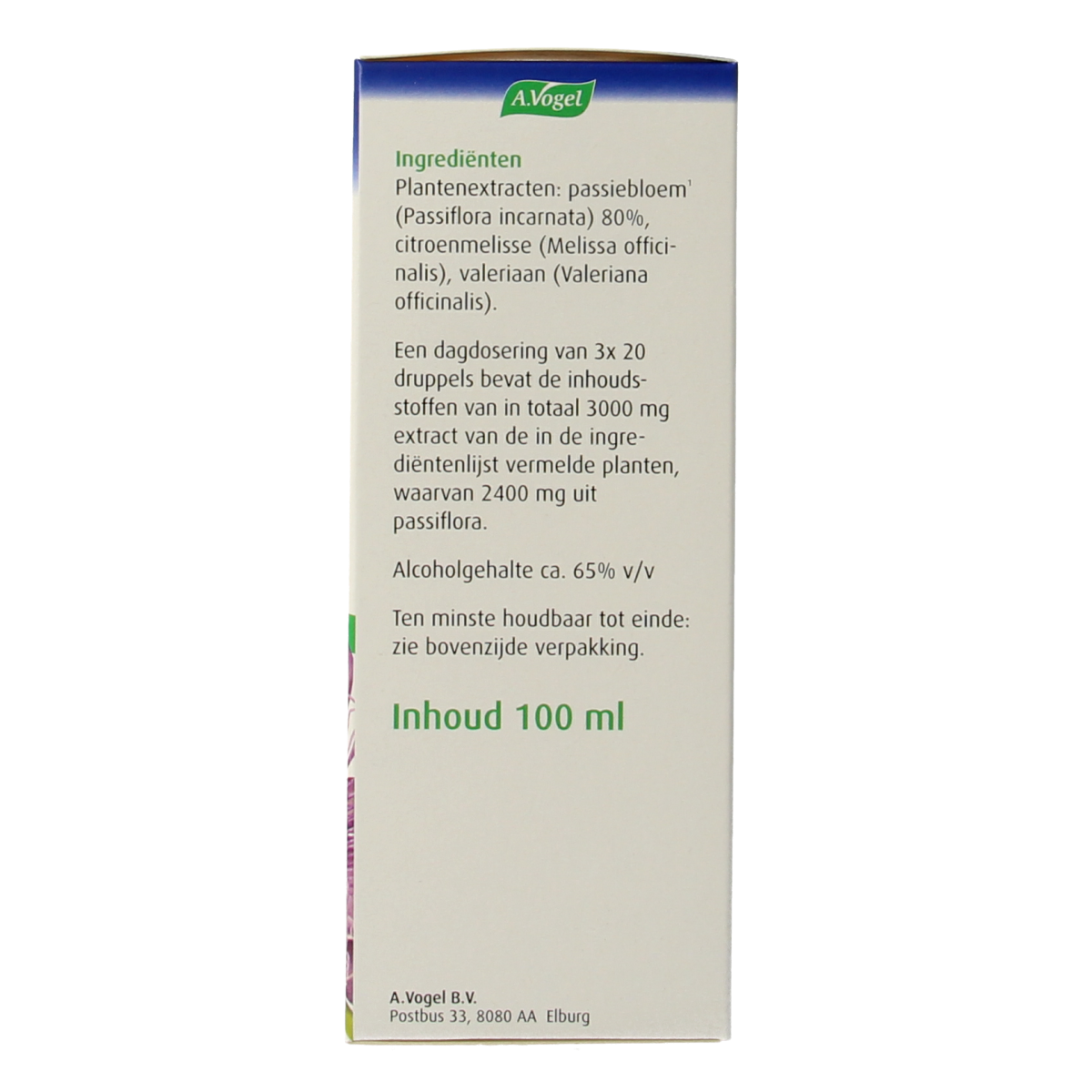 A Vogel Passiflora rustgevende druppels 100.00 Milliliter