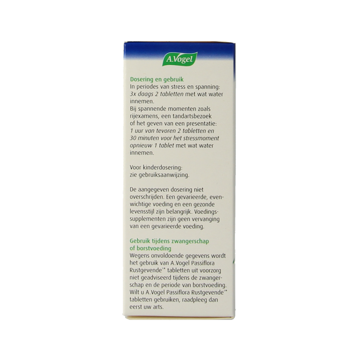 A Vogel Passiflora rustgevende tabletten 80.00 Tabletten