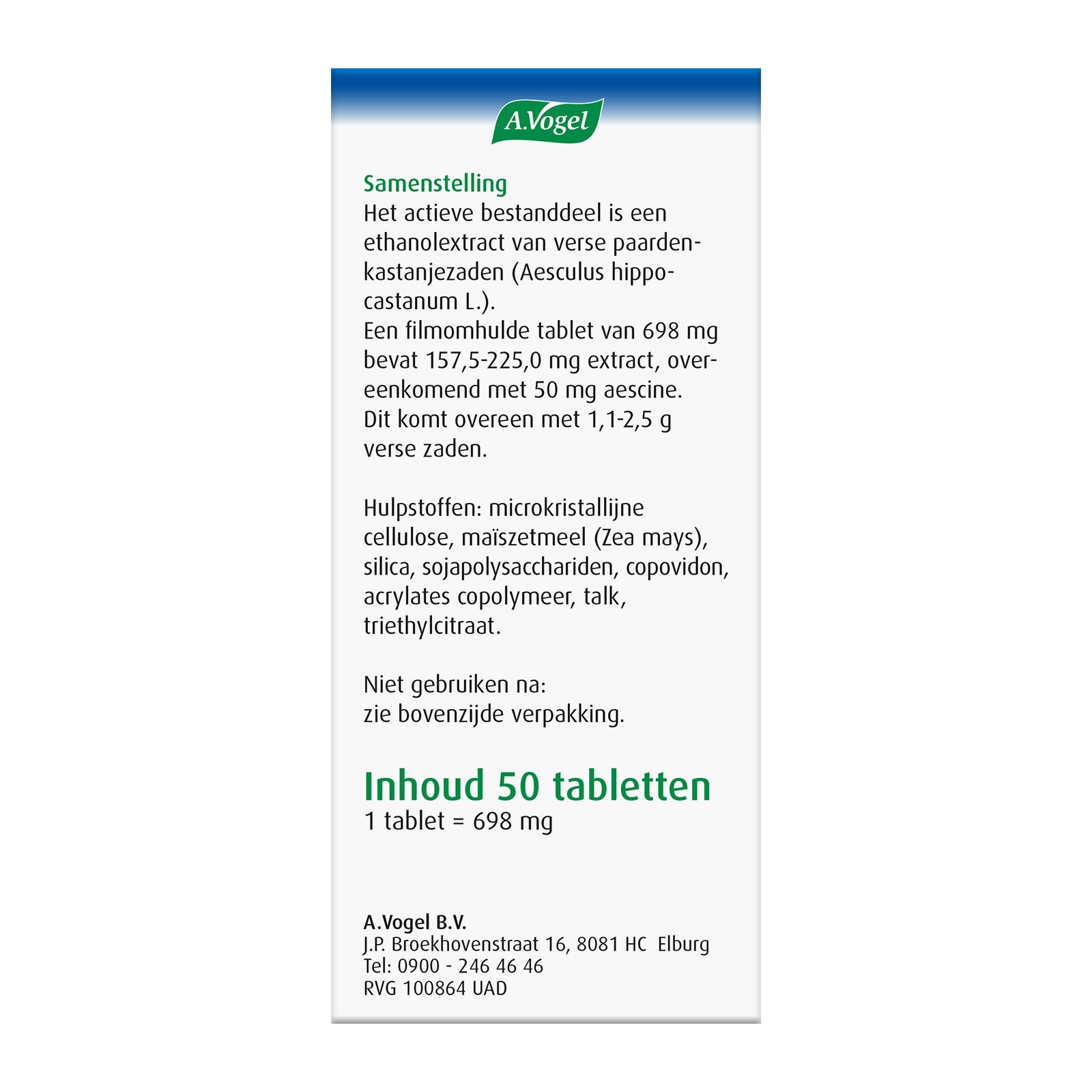 A Vogel Aesculaforce 50.00 Tabletten