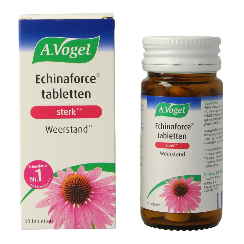 A Vogel Echinaforce tabletten sterk 60 Tabletten