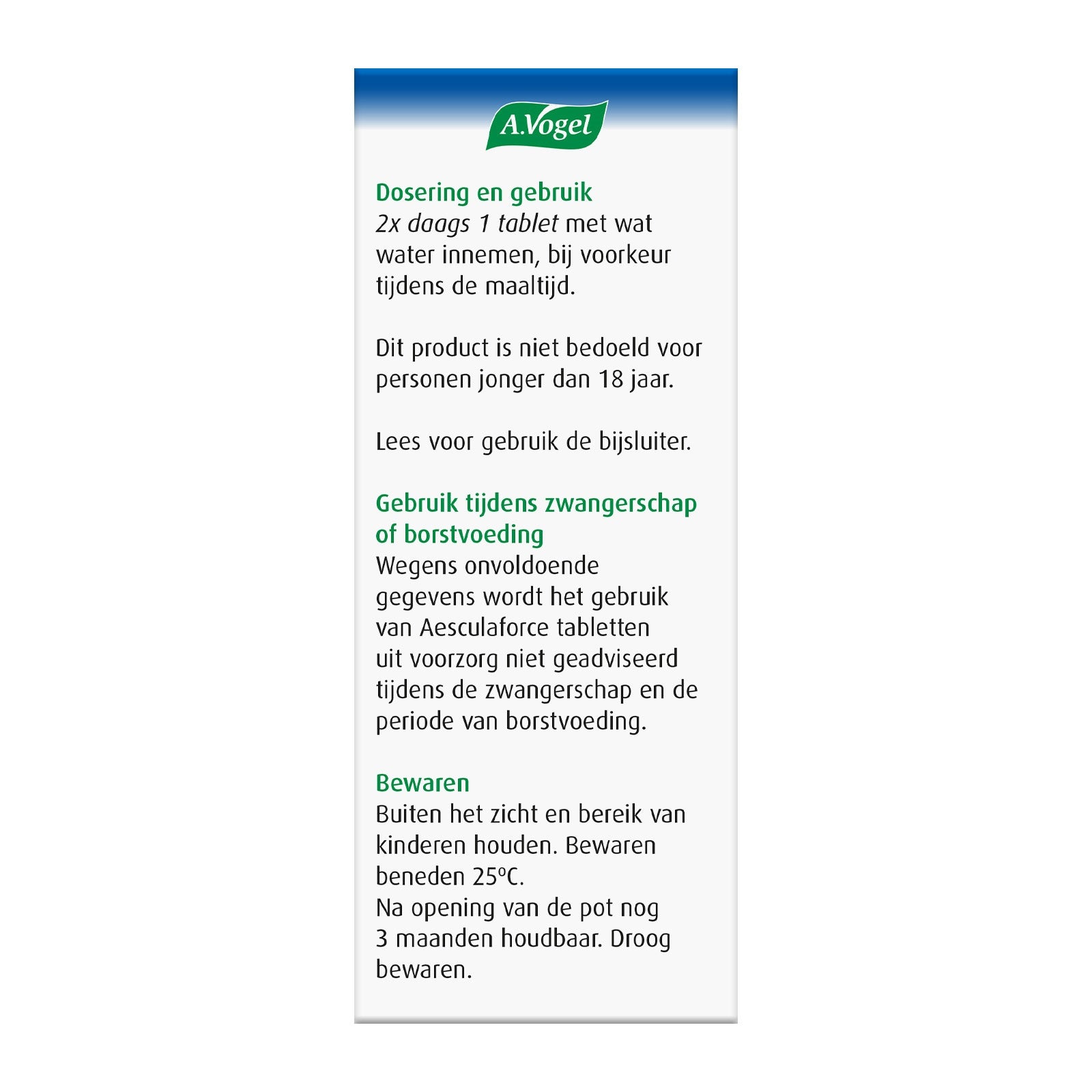 A Vogel Aesculaforce 30.00 Tabletten