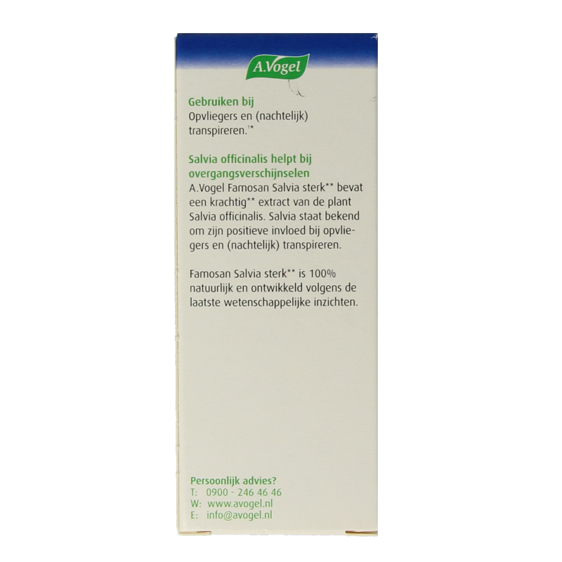 A Vogel Famosan salvia overgang sterk 25 Tabletten
