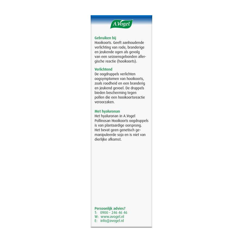 A Vogel Pollinosan hooikoorts oogdruppels 10 Milliliter