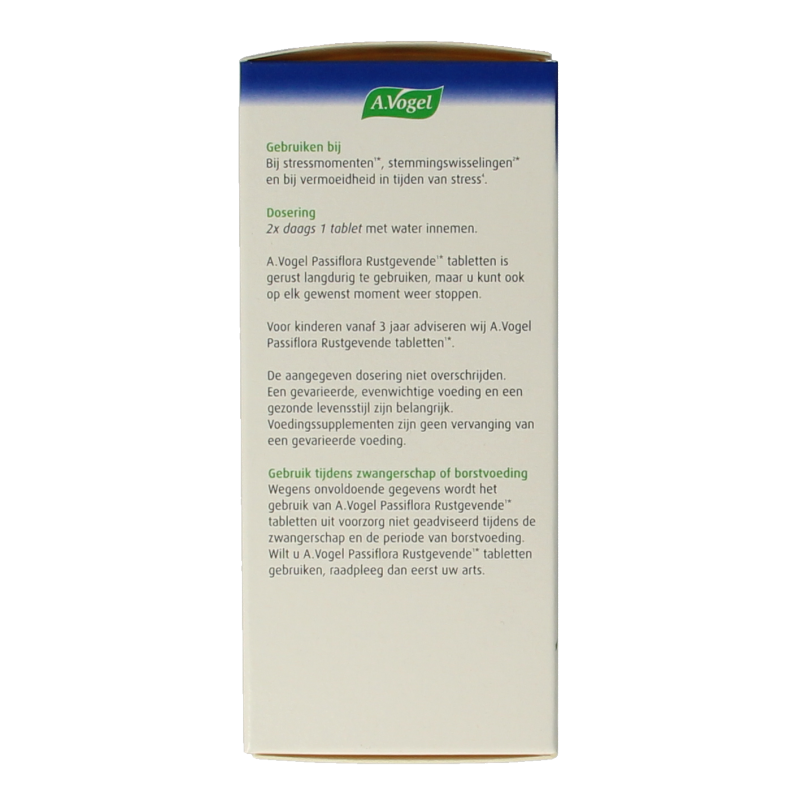 A Vogel Passiflora rustgevende tabl. stemmingswisselingen 30 Tabletten