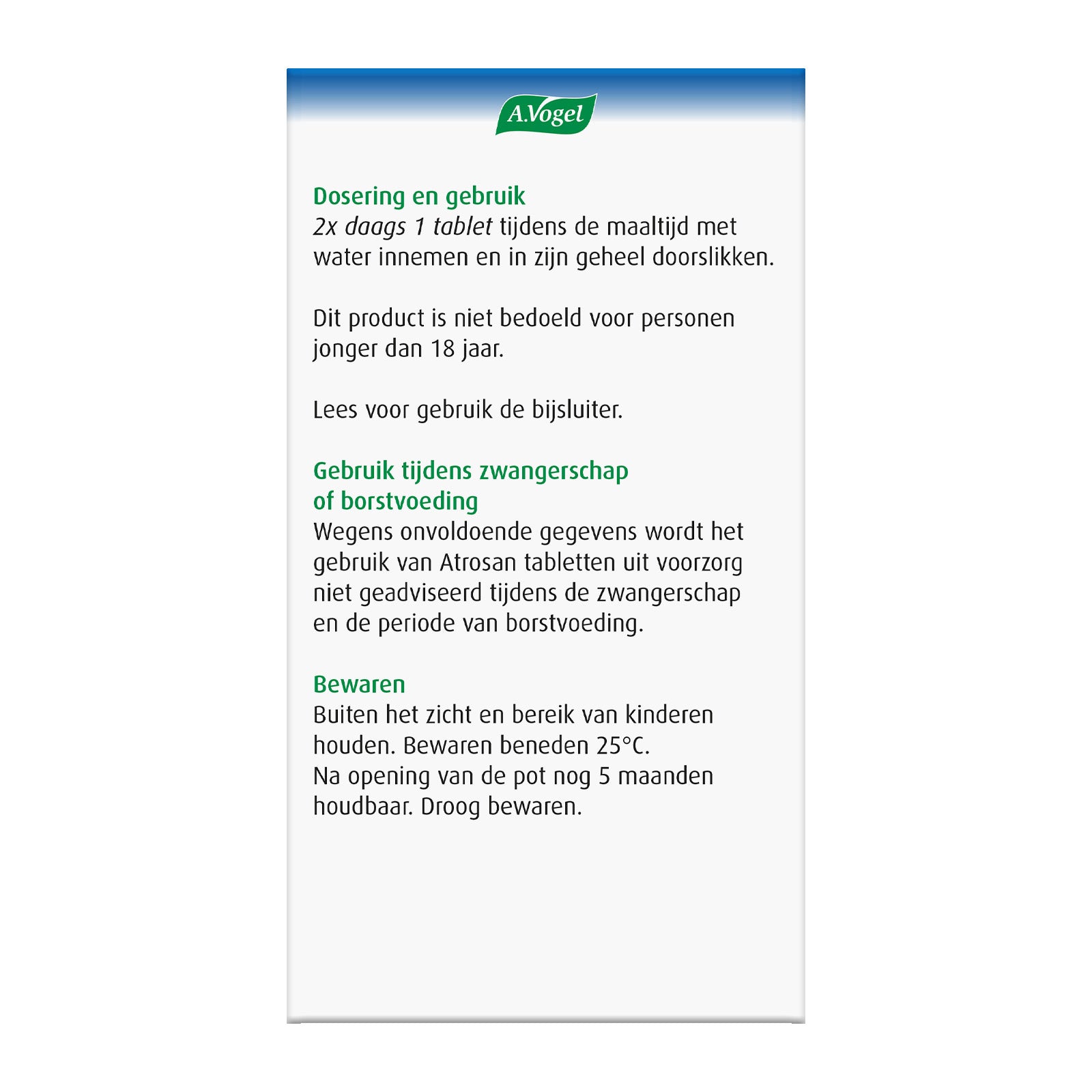 A Vogel Atrosan 120.00 Tabletten