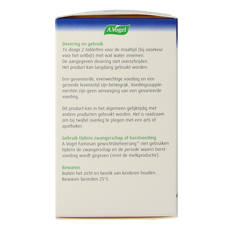 A Vogel Famosan Overgang gewichtsbeheersing 60 Tabletten