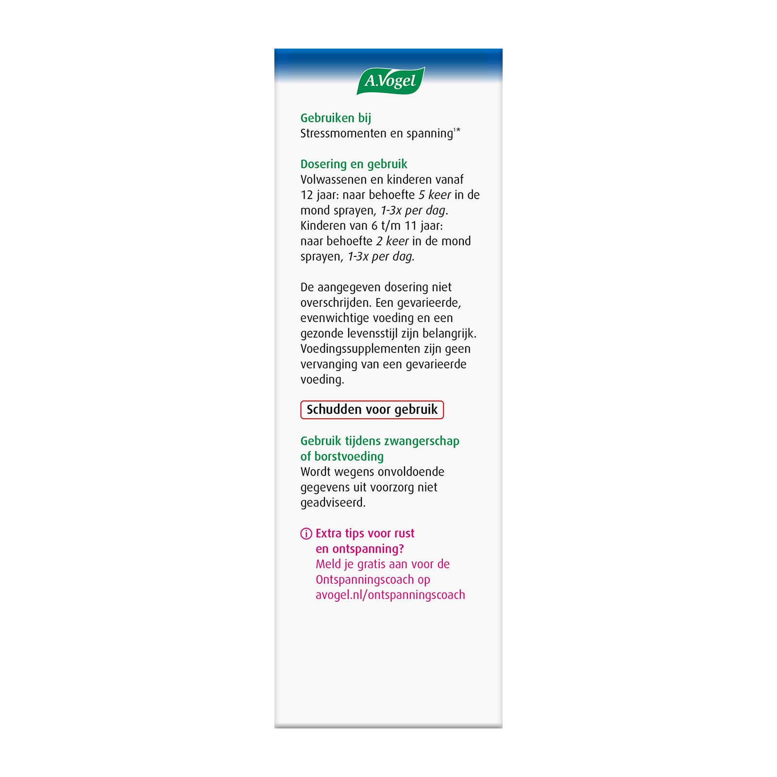 A Vogel Passiflora rustgevende spray 20 Milliliter