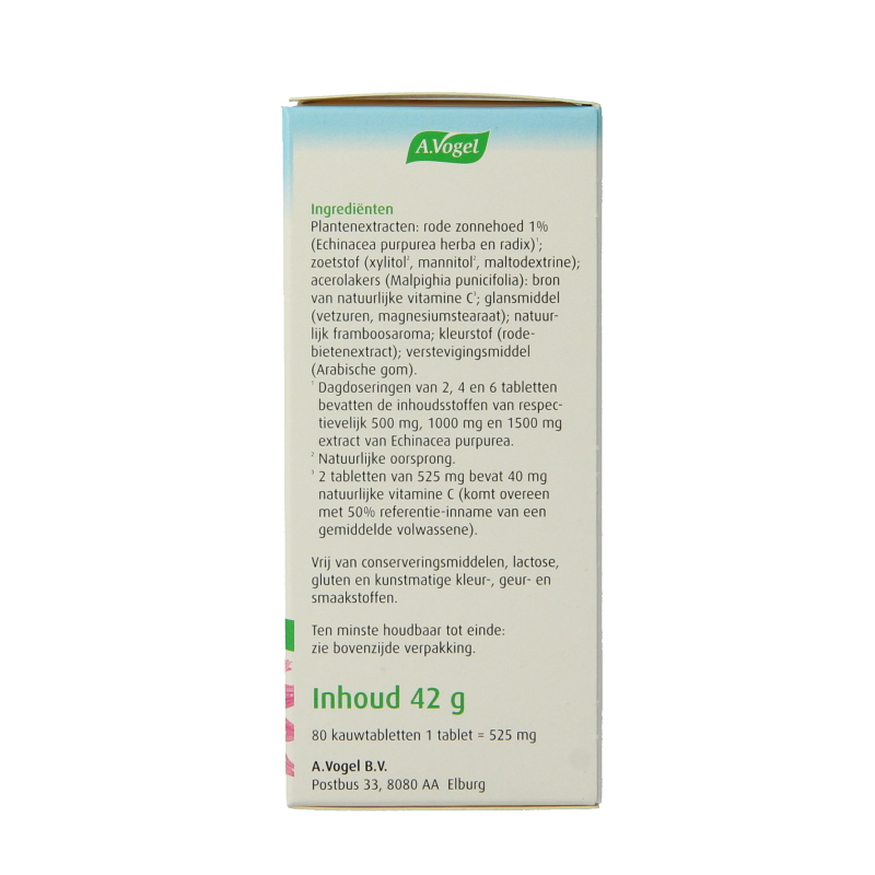 A Vogel Echinaforce junior & vitamine C 80 Kauwtabletten
