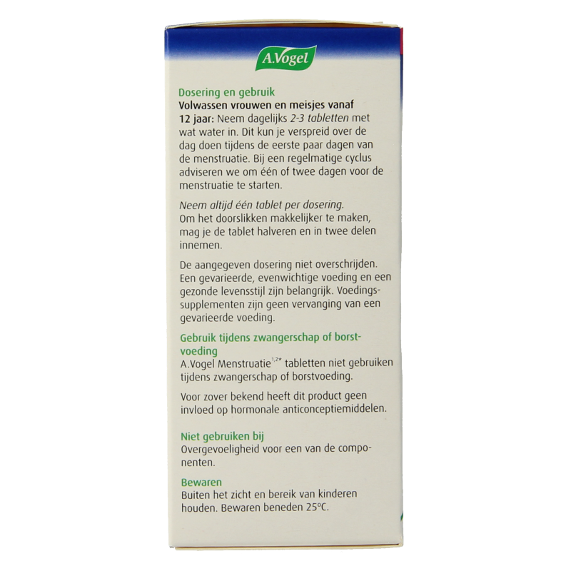 A Vogel Menstruatietabletten 30 Tabletten