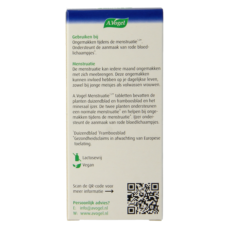 A Vogel Menstruatietabletten 30 Tabletten