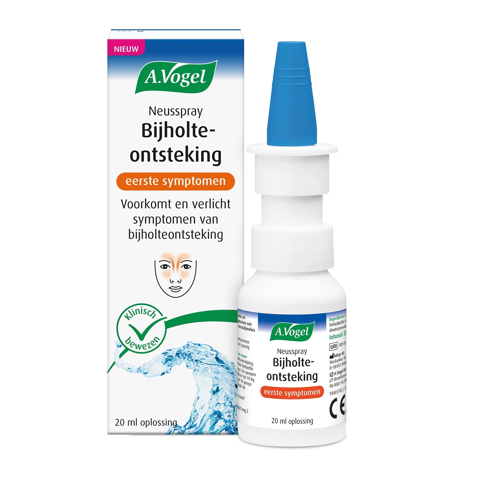 A Vogel Neusspray bijholte eerste symptomen 20 Milliliter