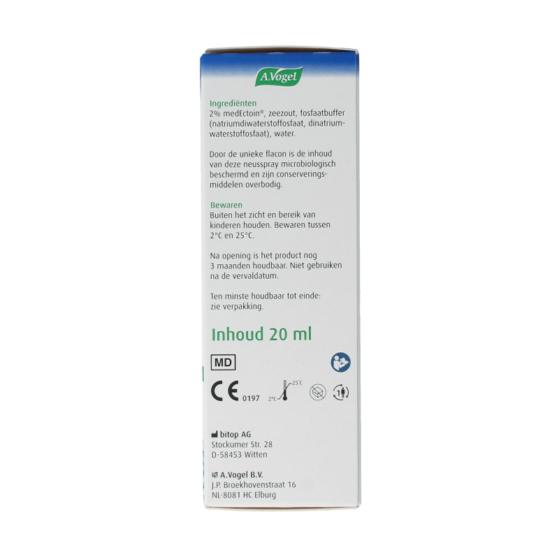 A Vogel Neusspray bijholte eerste symptomen 20 Milliliter