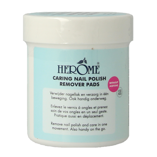 Herome Nagellak remover pads caring  100.00 Stuks