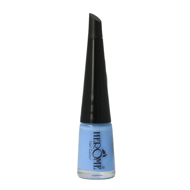 Herome Take Away Nail Colour Basic 54/51 in 4ml bottle, featuring a close-up of the nail polish container with colorful label.