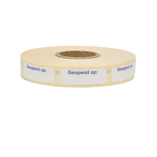Blockland N49 label stickers, 1000-pack of adhesive tags, shown in a stack on a white background.