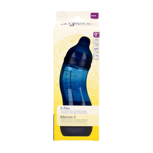 Difrax S-fles breed 310ml assorti 1.00 Stuks