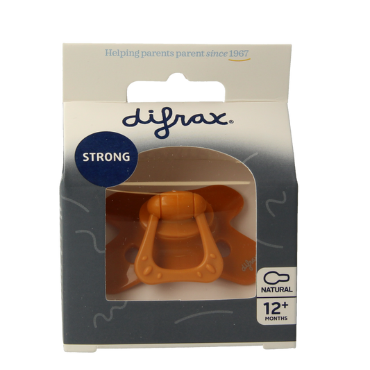 Difrax Fopspeen natural 12+ maanden assorti 1.00 Stuks