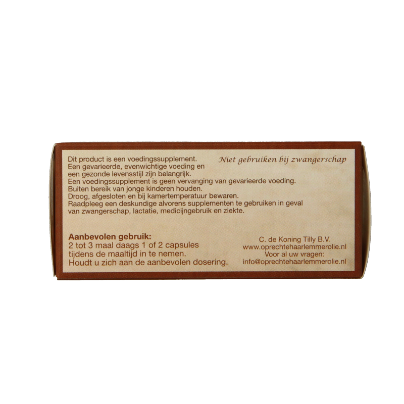 De Koning Tilly Haarlemmerolie 40 Capsules