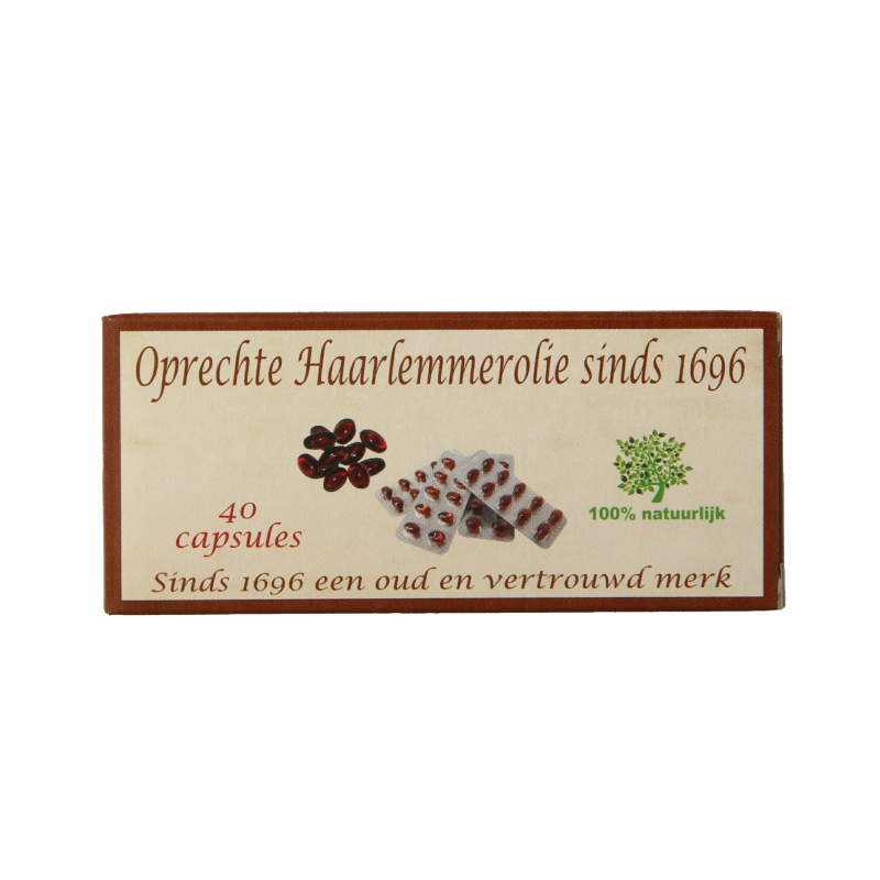 De Koning Tilly Haarlemmerolie 40 Capsules
