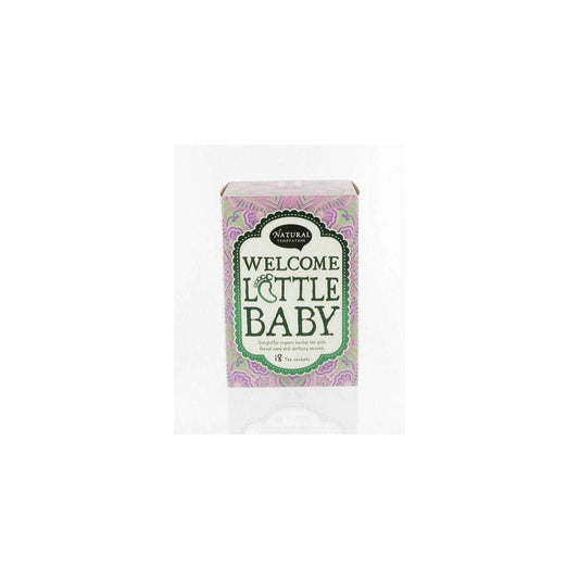 Natural Temptation bio coffee and tea package, welcome little baby flavor, 18 bags, eco-friendly product with natural ingredients.