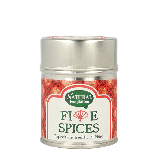 Natural Temptation Five spices blikje natural spices bio 50.00 Gram