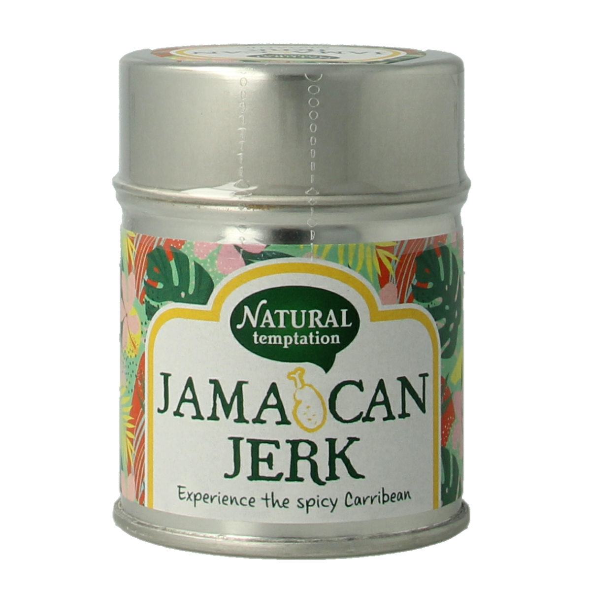 Natural Temptation Jamaican jerk blikje bio 40.00 Gram