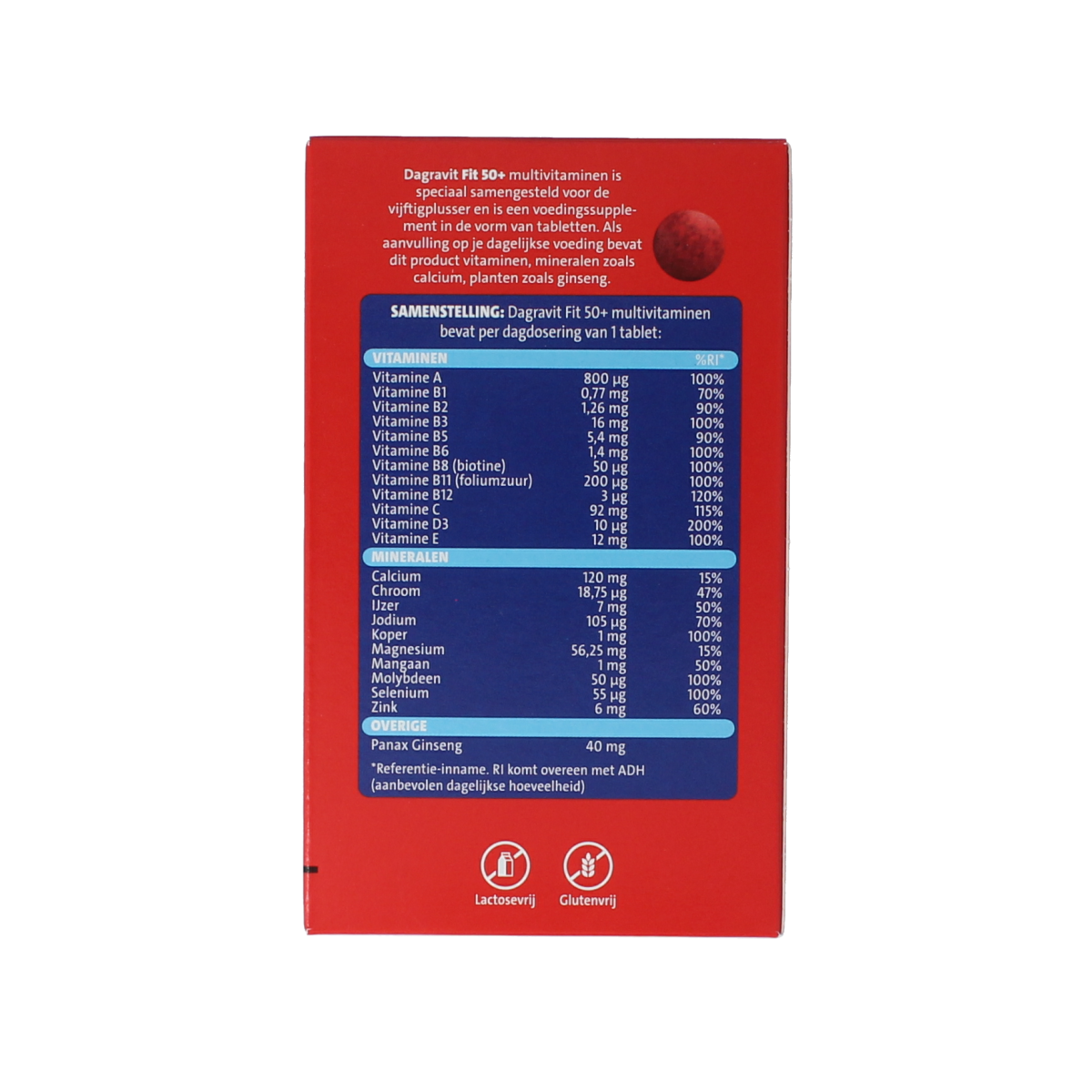 Dagravit Vitaal 50+ blister 60.00 Tabletten