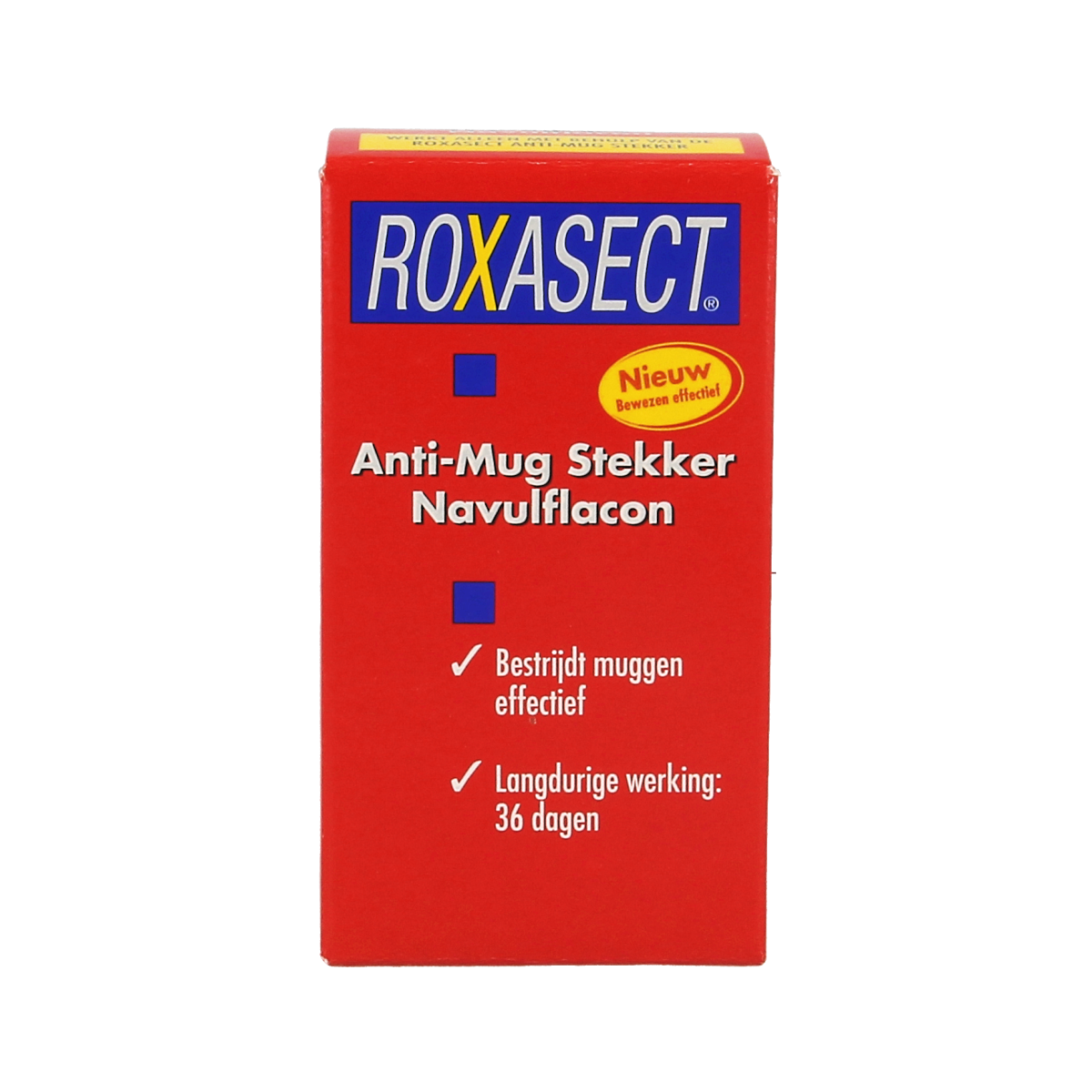 Roxasect mosquito plug-in refill for pest control, 1 pack, designed to repel mosquitoes with pest control technology.