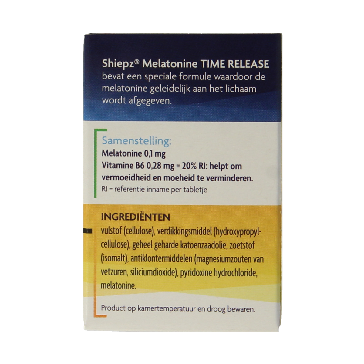 Shiepz Melatonine time release 500.00 Tabletten