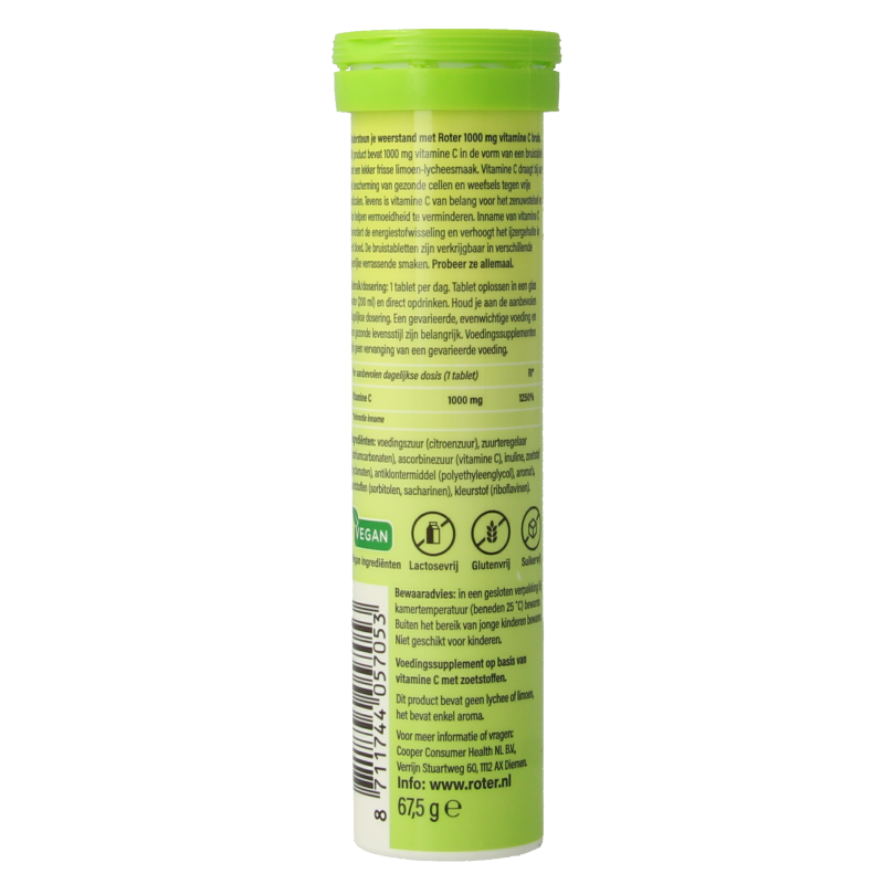 Roter Bruistablet vitamine C lime lycee 15 Bruistabletten