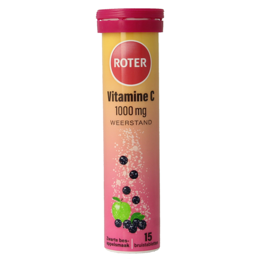 Roter Bruistablet vitamine C appel zwarte bes 15 Bruistabletten