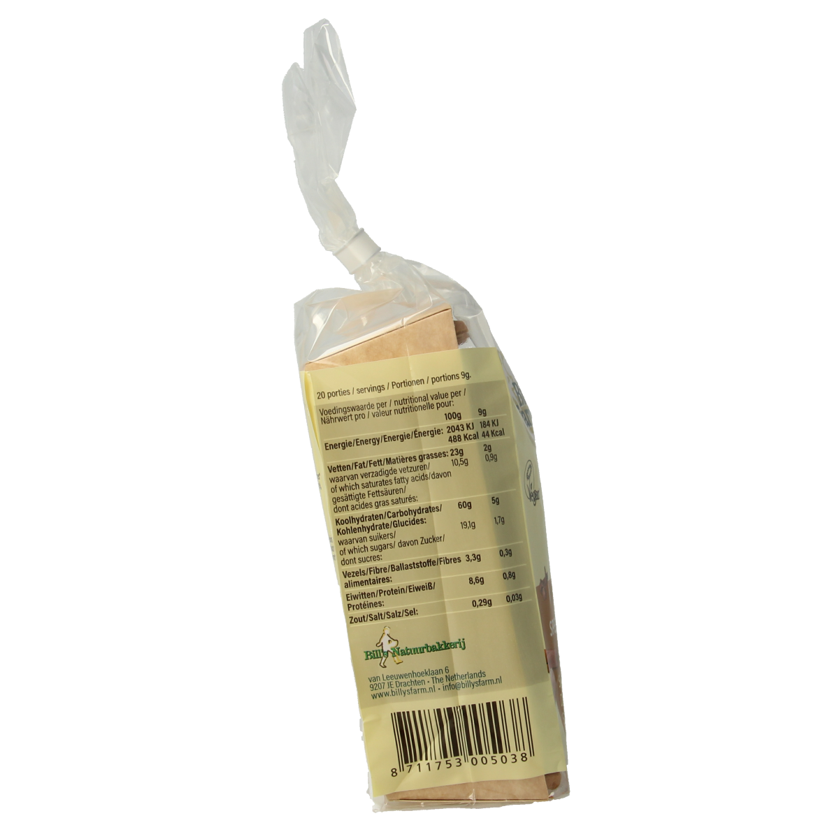 Billy's Farm Speculoos spelt bio 175.00 Gram
