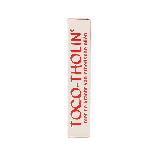 Toco Tholin etherische olie druppels in een glazen fles van 6 ml, geschikt voor aromatherapie en natuurlijke verzorging.