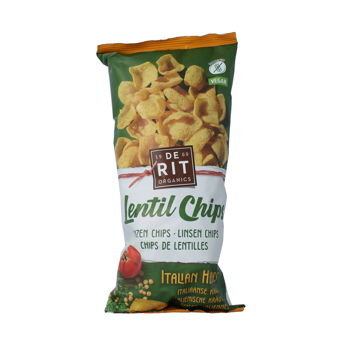 De Rit Linzenchips Italian herbs bio 75.00 Gram