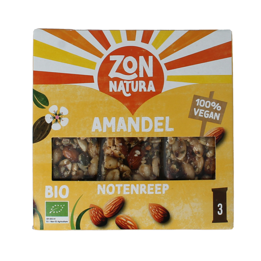 Zonnatura Muesli notenmix reep amandel bio 3.00 Stuks