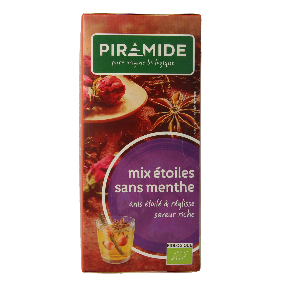 Piramide Sterrenmix zonder munt thee eko bio 20.00 Zakjes