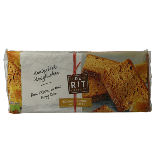 De Rit Volkoren honingkoek bio 500.00 Gram