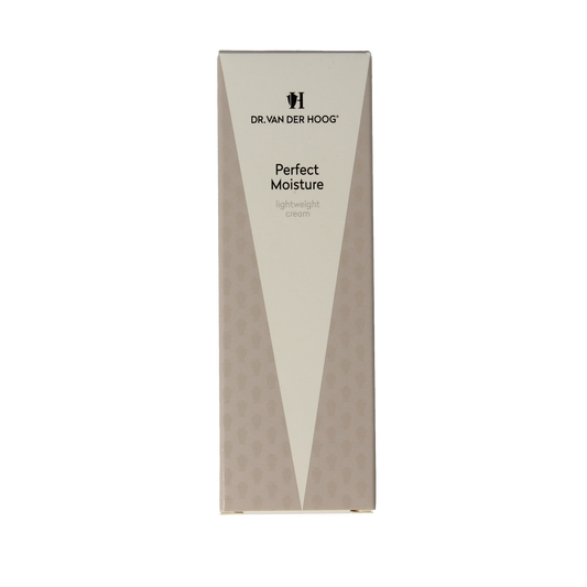 Dr. van der Hoog Moisture lightweight face cream in 50ml jar, hydrating skincare for daily facial moisture.