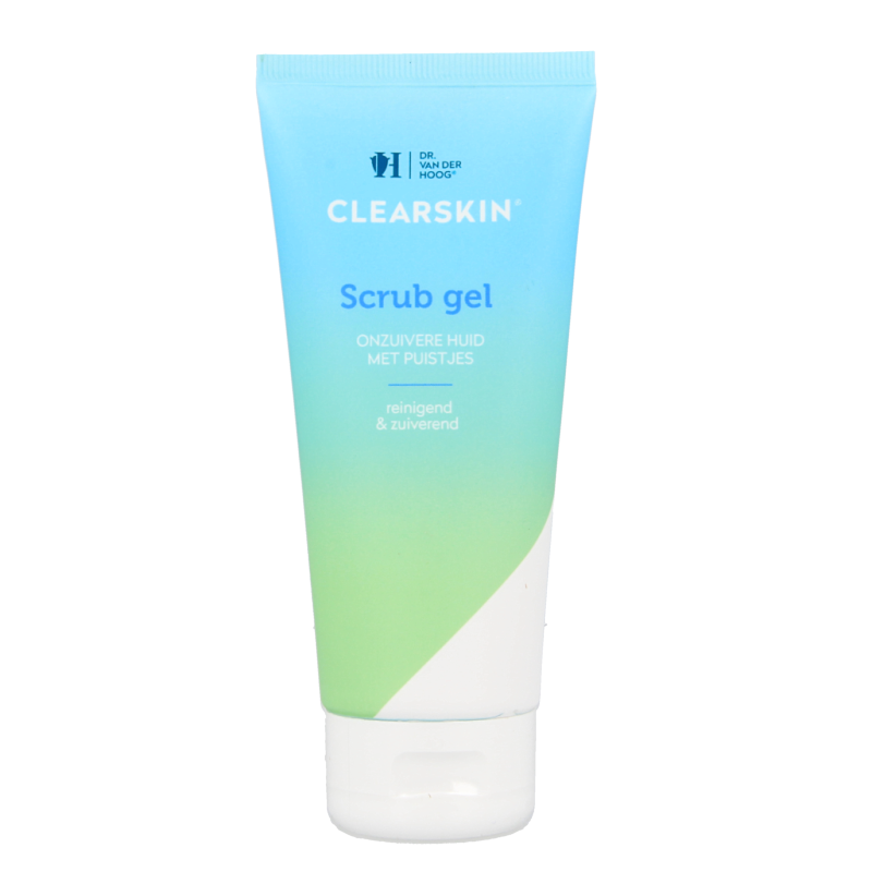 Dr. van der Hoog Clearskin scrub gel tube  100 Milliliter