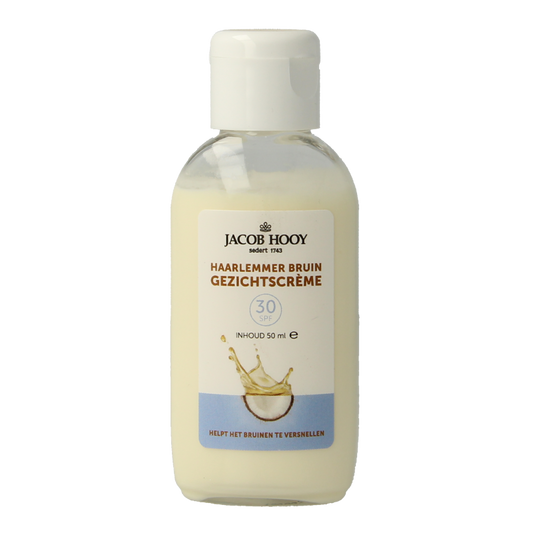 Jacob Hooy Haarlemmerbruin gezicht SPF30 50 Milliliter