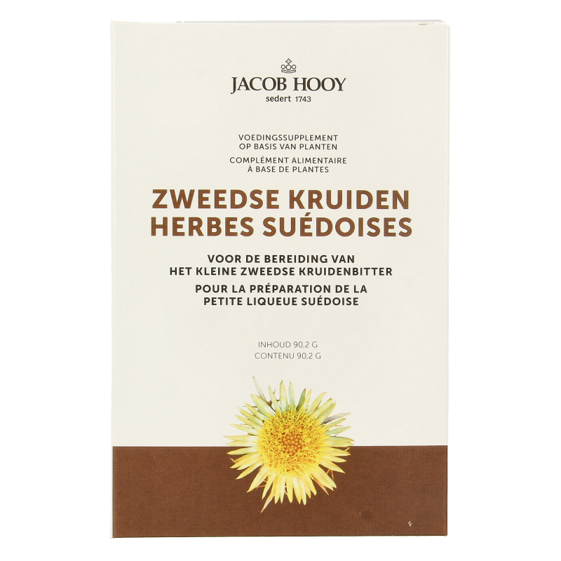 Jacob Hooy Zweedse kruiden klein met kamfer 90.2 Gram