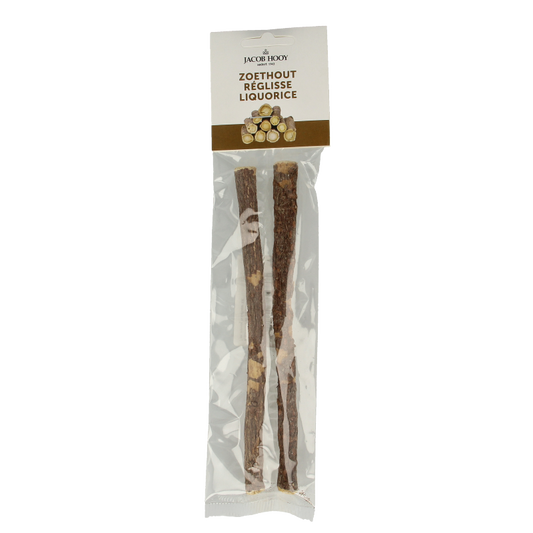 Jacob Hooy Zoethout stokjes zakje 2 Stuks