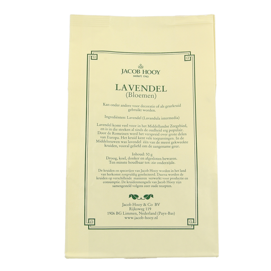 Jacob Hooy Lavendel (bloemen) 50.00 Gram