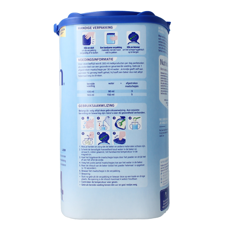 Nutrilon 4 Dreumes vanille poeder 800 Gram