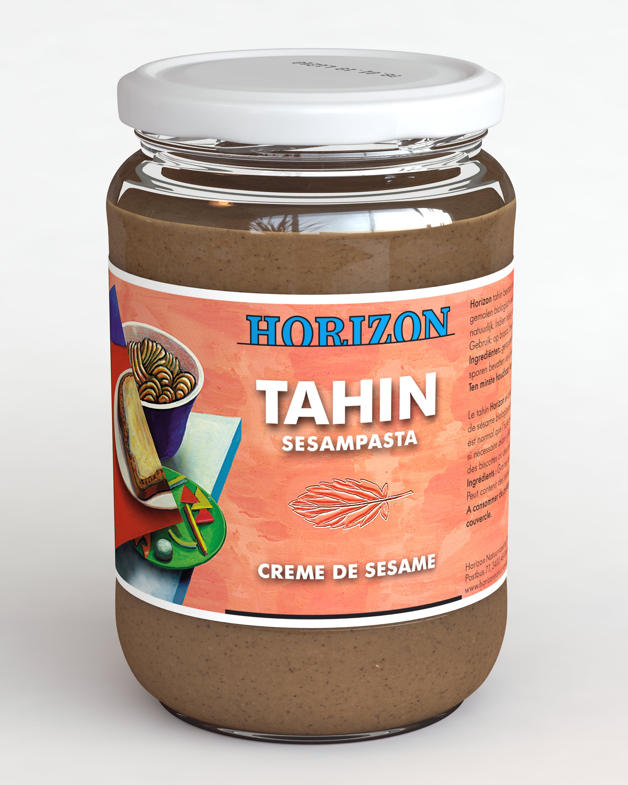 Horizon Tahin zonder zout eko bio 650 Gram