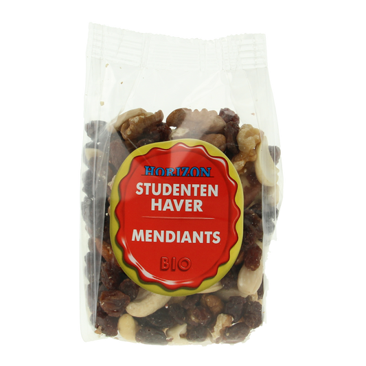 Horizon bio Horizon Studentenhaver raw superfood in 175g package, organic health food with mixed seeds and nuts.