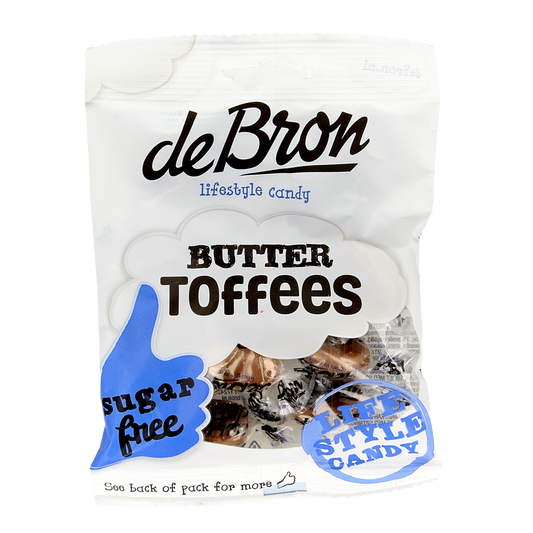 De Bron Buttertoffee suikervrij 70.00 Gram