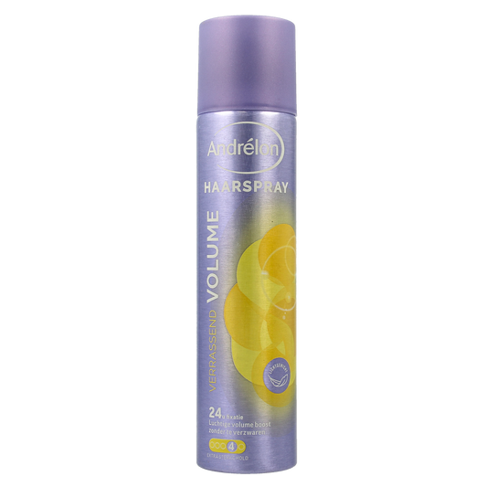Andrelon Haarstyling Haarspray verrassend volume 250ml, spray bottle with transparent cap and label, for extra volume and hold